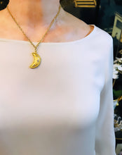 ONLY 2 LEFT!!! Half Moon 🌙 with Crystals ✨ CAMILA Chain 16”-18”