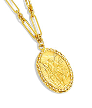 SAN MIGUEL Arcángel Medallón✨ Protector ✨ te brinda Seguridad y Fuerza en los Momentos mas Difíciles ✨SOFIA Chain LONG Necklace 20”-22”✨