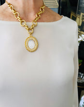 SOLD OUT!!! NEW! Cherub Guardian Angel Carved Freshwater Shell with ISABELA Chain ✨Short Necklace 18”-20”