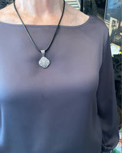 ONLY 2 LEFT!!! Guadalupe Smaller Charm (double sided) with Black Cording ✨Choose Necklace Length Below ⬇️