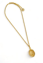 ONLY 1 LEFT!!! SAN JUDAS Charm with Pearl & CZ with CAMILA Chain 18”-20”