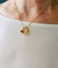 LEO ♌️ Mini Symbol with Birthstone & Initial on Thin MIA Chain 16” Adj to 18” ✨ Choose Birthstone & Pave Initial ⬇️