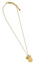 SCORPIO ♏️ Medal with Birthstone & Initial on Thin LIA Chain 18” Adj to 20” ✨ Choose Birthstone & Pave Initial ⬇️