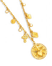 SAGRADO CORAZON π Limited Edition Piece with Charms on CATA Chain Long Necklace 30β