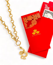 SOLD OUT!!! Dragon π with Jade Eye π 4 Dot Inlay CZ Hoop with ISABELA Chain β¨ Long Necklace 30β π§§