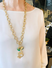 ONLY 1 LEFT!!! Dragon π with Jade Eye π ποΈ & Jade Charms & Carved Jade Disk with ISABELA Chain β¨ Long Necklace 30β π§§