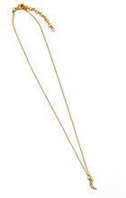 ONLY 3 LEFT!!! Half Moon 🌙 Mini Charm with Crystal Pave ✨MIA Thin Chain 16”-18”