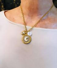 ONLY 1 LEFT!!! Half Moon π with Enamel & PAVE Pearl Ray Charm & Initial β¨ CAMILA Chain 16β Adj to 18β β¨ Choose Initial β¬οΈ