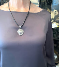 ONLY 2 LEFT!!! Corazón de Guadalupe Pendant with Black Cording ✨Choose Necklace Length Below ⬇️