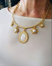 SOLD OUT!!! NEW! Cherub Guardian Angel with BAR Chain✨Multi Pearl✨Short Necklace 20”-22”