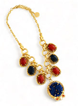 SOLD OUT!!! One of a Kind ✨Mystical Cobalt Disk✨Multi Charm✨ ISABELA Chain Short 18”-20”