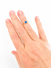 ONLY 1 LEFT!!! OJITO 👁️ 🪬 MIDI RING Resin & GOLD Plate ❤️ Goes on pinky or top of finger