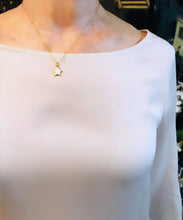 ONLY 2 LEFT!!! Star 🌟 with White Enamel✨ MIA Thin Chain 16”-18”