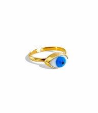 ONLY 1 LEFT!!! OJITO 👁️ 🪬 MIDI RING Resin & GOLD Plate ❤️ Goes on pinky or top of finger