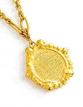 ONLY 1 LEFT!!! Virgen de la MISERICORDIA Medallion Pendant with Pearl & CZ ✨From an Antique Medallion circa 1932 Engraving on the Back✨ REGINA Chain Short Necklace 18”-20”