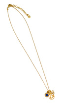 LIBRA ♎️ Mini Symbol with Birthstone & Initial on Thin MIA Chain 16” Adj to 18” ✨ Choose Birthstone & Pave Initial ⬇️