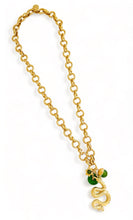 ONLY 1 LEFT!!! Dragon π with Jade Eye π ποΈ & Jade Charms & Carved Jade Disk with ISABELA Chain β¨ Long Necklace 30β π§§