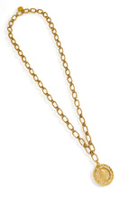 SOLD OUT!!! Virgen de la PROVIDENCIA, 🇵🇷 Patrona de Puerto Rico✨ Pearl & CZ Medallion ✨from an Antique Medal circa 1952 ✨ VALENTINA Chain Long Necklace 30”