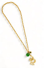 ONLY 1 LEFT!!! Dragon π with Jade Eye π ποΈ & Jade Charms & Carved Jade Disk with REGINA Chain β¨ Long Necklace 30β π§§