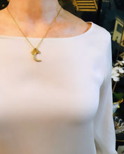 ONLY 2 LEFT!!! Half Moon π Crystal Pave with Star π Pave & Pave Initial β¨ LIA Thin Chain 18β Adj to 20β β¨ Choose Initial β¬οΈ