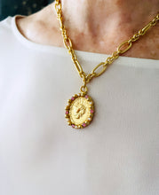 ONLY 3 LEFT!!! NEW! San Antonio “DE CABEZA” with Rose Crystals for Love Energy & Pearl 💖 REGINA Chain Short 20”-22” ☀️Upside Down San Antonio