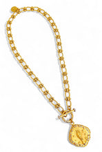 ONLY 1 LEFT!!! “Virgen de la ASUNCIÓN” Pendant with Pearl & CZ ✨ VICTORIA Chain Toggle Short Necklace ✨ Choose Length 18” or 20”