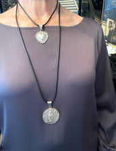 ONLY 2 LEFT!!! Guadalupe Pendant with Black Cording ✨Choose Necklace Length Below ⬇️