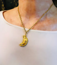 ONLY 2 LEFT!!! Half Moon 🌙 with Crystals ✨ CAMILA Chain 16”-18”