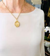 ONLY 1 LEFT!!! SAN JUDAS Charm with Pearl & CZ with CAMILA Chain 18”-20”