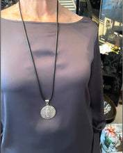 ONLY 2 LEFT!!! Guadalupe Pendant with Black Cording ✨Choose Necklace Length Below ⬇️