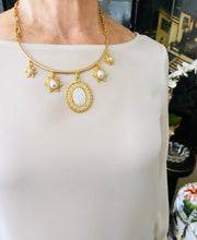 SOLD OUT!!! NEW! Cherub Guardian Angel with BAR Chain✨Multi Pearl✨Short Necklace 20”-22”