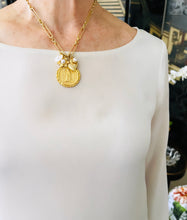 ONLY 3 LEFT!!! MATER with Pearl✨SOFIA Chain✨ Multi Charm Cluster✨Short Necklace 18-20”✨ Choose Initial Below ⬇️