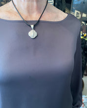 ONLY 2 LEFT!!! Guadalupe Smaller Charm (double sided) with Black Cording ✨Choose Necklace Length Below ⬇️