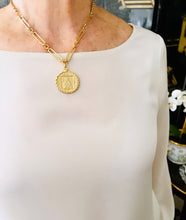 ONLY 2 LEFT!!! Perpetuo SOCORRO Escapulario Charm with the Pope on the Back ✨ SOFIA Chain Short Necklace 18”-20”