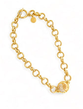 ONLY 2 LEFT!!! Yin & Yang Side Pave✨ ISABELA Chain with Pave Toggle Short Necklace 20”