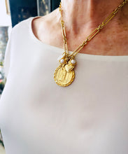 ONLY 3 LEFT!!! MATER with Pearl✨SOFIA Chain✨ Multi Charm Cluster✨Short Necklace 18-20”✨ Choose Initial Below ⬇️