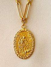 SAN MIGUEL Arcángel Medallón✨ Protector ✨ te brinda Seguridad y Fuerza en los Momentos mas Difíciles ✨SOFIA Chain LONG Necklace 20”-22”✨