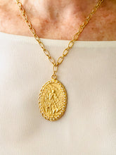 SAN MIGUEL Arcángel Medallón✨ Protector ✨ te brinda Seguridad y Fuerza en los Momentos mas Difíciles ✨EUGENIA Chain Short Necklace 20”-22”✨