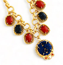 SOLD OUT!!! One of a Kind ✨Mystical Cobalt Disk✨Multi Charm✨ ISABELA Chain Short 18”-20”