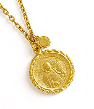 ONLY 1 LEFT!!! Perpetuo SOCORRO Charm Escapulario with the Pope on the Back ✨ Pearl Charm with CAMILA Chain Short Necklace 18”-20”