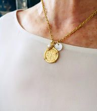 ONLY 1 LEFT!!! NEW! Atocha Cross with CAMILA Chain✨ Short Necklace 18-20” Choose Initial Below ⬇️