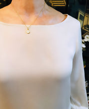 SOLD OUT!!! Half Moon 🌙 & Star 🌟 with Crystal & White Enamel✨ MIA Thin Chain 16”-18”