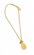 San Rafael Arcángel Pearl Charm HEALER ✨ with Tourmaline Green Charm✨con su Luz Verde, te ayuda a Sanar heridas Emocionales y Físicas ✨ on CAMILA Chain 16” Adj to 18” ✨ Choose Initial ⬇️