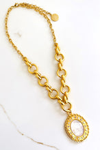 SOLD OUT!!! NEW! Cherub Guardian Angel Carved Freshwater Shell with ISABELA Chain ✨Short Necklace 18”-20”