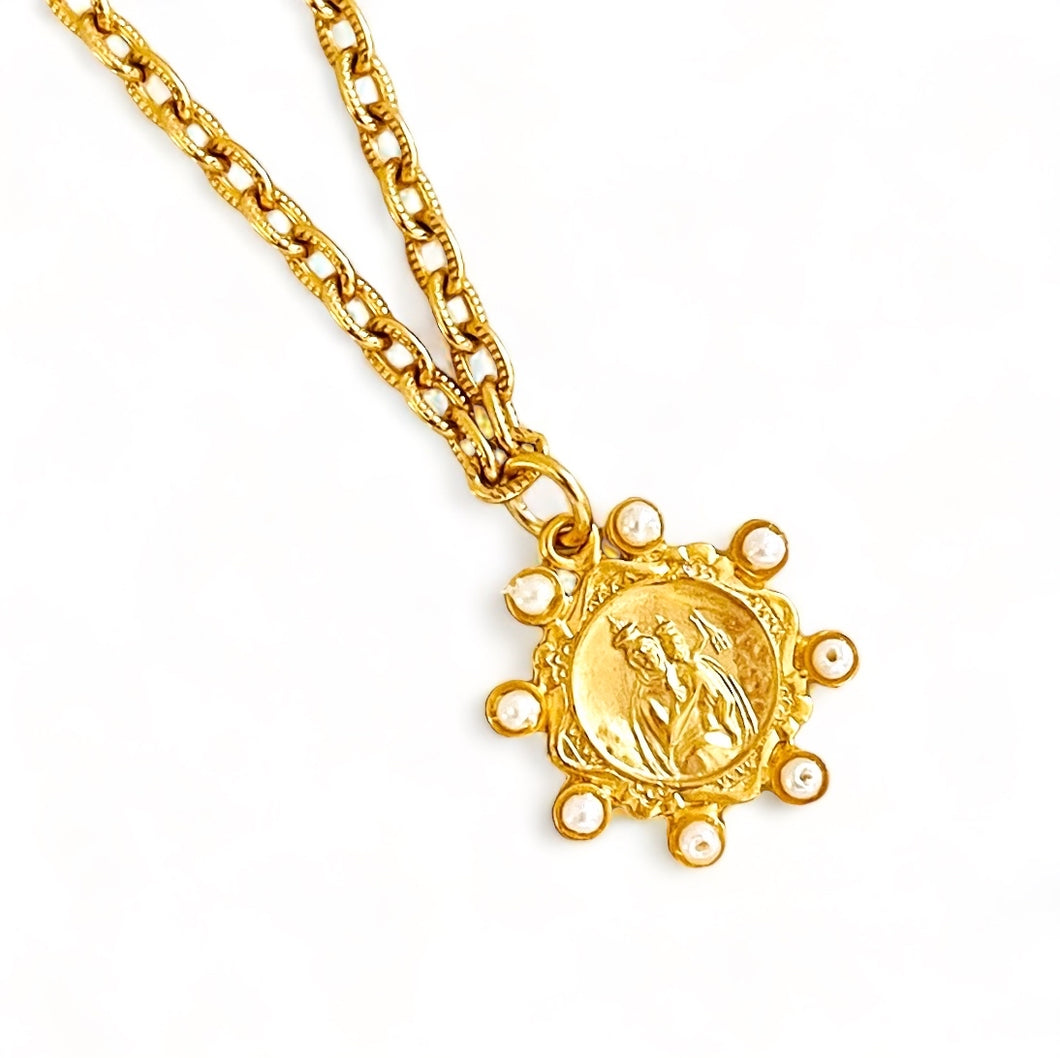 ONLY 1 LEFT!!! NEW! PERPETUO SOCORRO Mini CAMILA Chain ✨Short Necklace CHOOSE LENGTH: Short 16”-18”✨ Medium: 18”-20” or Longer-Mid Length: 20”-22” 📸 Seen Above Mid
