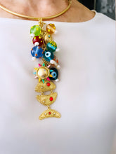 ONLY 1 LEFT!!! Pescare Medium Fish 🧿 Multi Color Glass Dangle Band