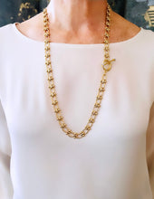 VICTORIA Link Chain with Toggle Closure ✨ Long Necklace✨Available Lengths: 28” or 30” Choose Length Below ⬇️