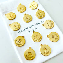 Zodiac Charm Necklace with LIA Thin Chain 18” Adj to 20” ✨Select Your Sign Below ⬇️