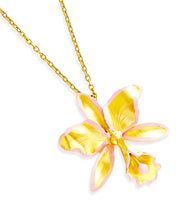 ONLY 2 LEFT!!! CATTLEYA Orchid in BLUSH Pin/Brooch ✨ Pendant Necklace Pendant Option at the Back✨ ✨Chain or Choker Necklace Option Available Below ⬇️