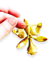 ONLY 2 LEFT!!! CATTLEYA Orchid in BLUSH Pin/Brooch ✨ Pendant Necklace Pendant Option at the Back✨ ✨Chain or Choker Necklace Option Available Below ⬇️